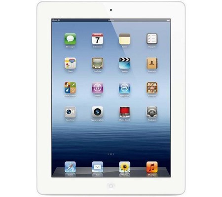 Apple iPad 4 64Gb Wi-Fi + Cellular белый - Николаевск-на-Амуре